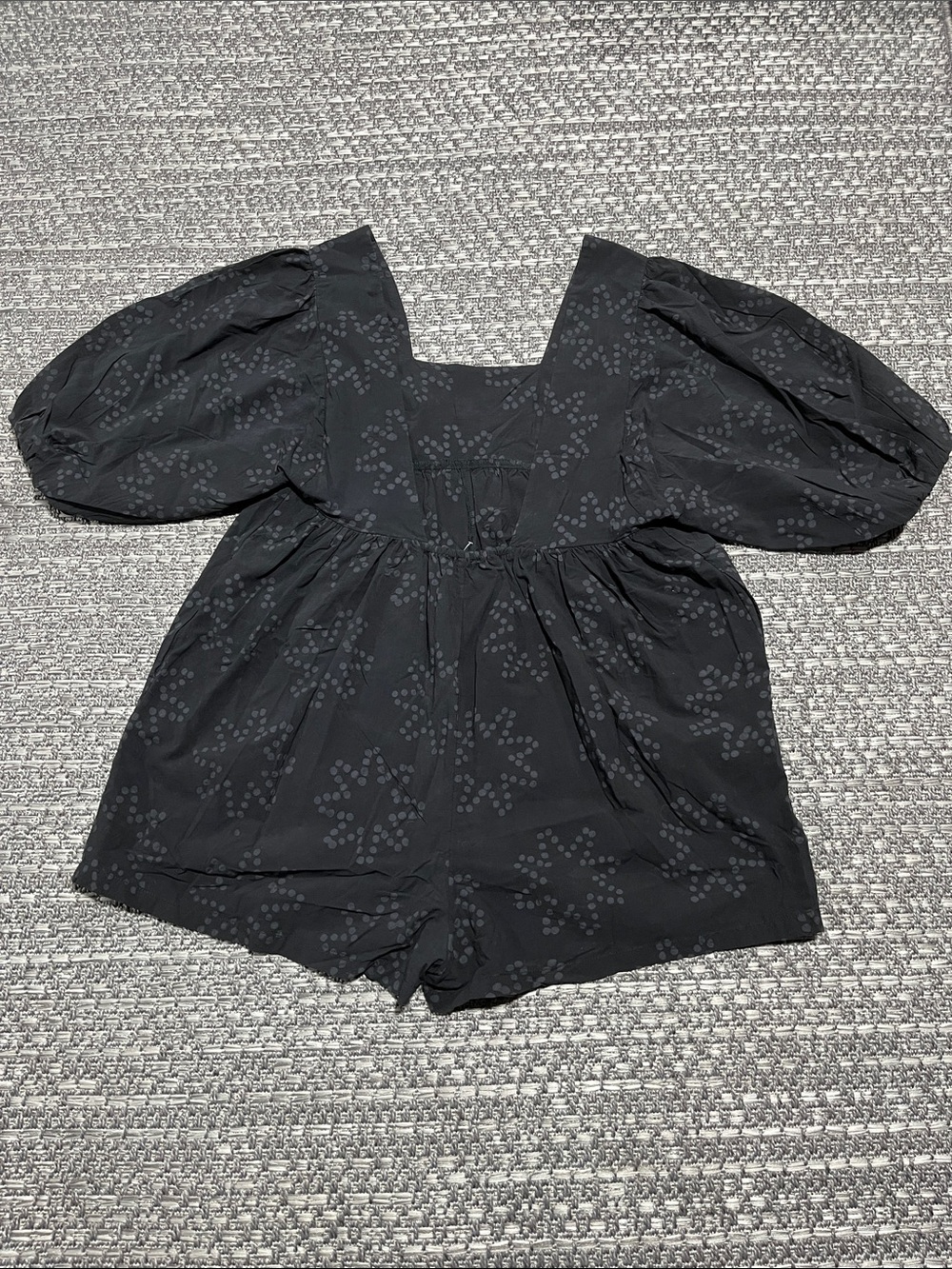 Anthropology | Puff-Sleeve Cotton Romper - Picture 11 of 16
